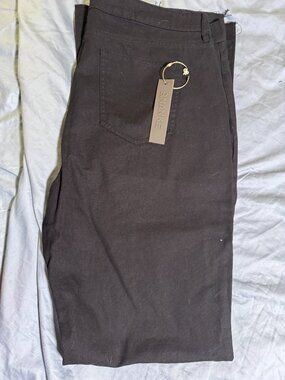 NWT ANANKE Canvas Carpenter Flared Pants Black Men’s 40